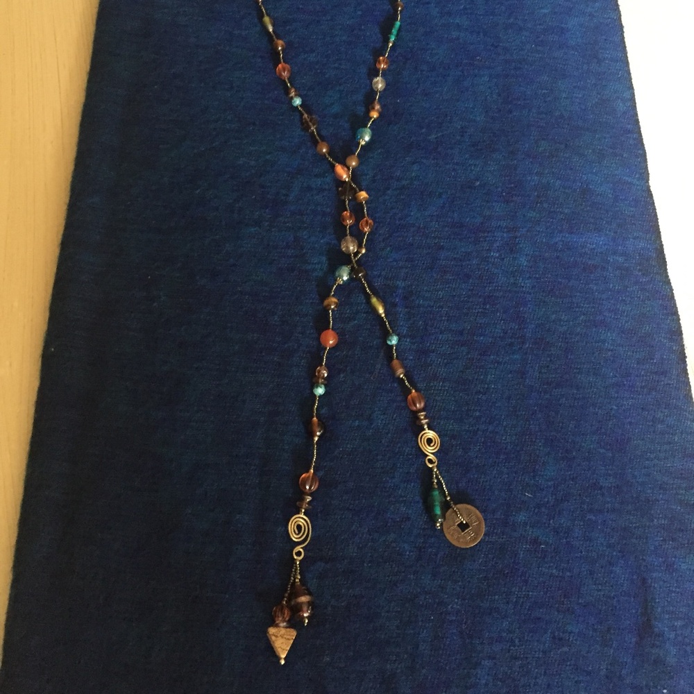 Artisan-Crafted Lariat Necklace